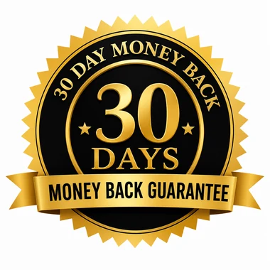30 Day 100% Money-Back Guarantee